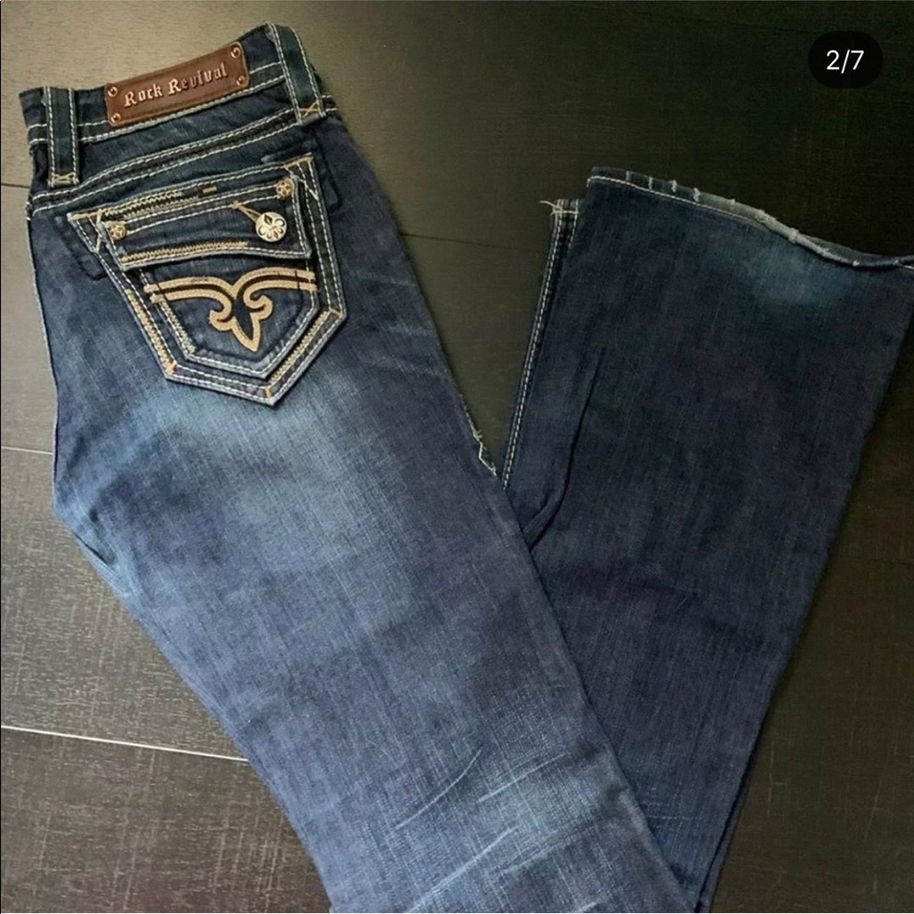 Rock Revival Jewel bootcut jeans size 28L
